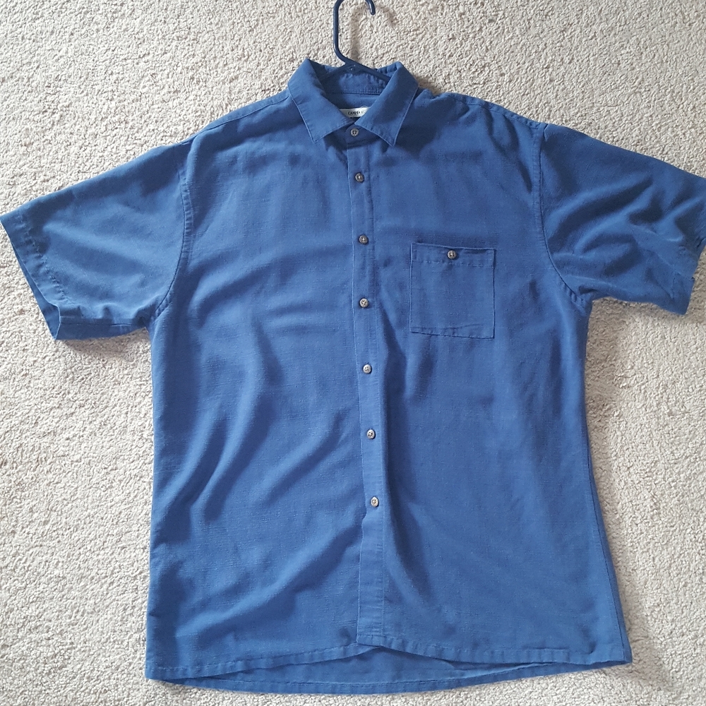 Moda Campia Moda Rayon Button Down Shirt